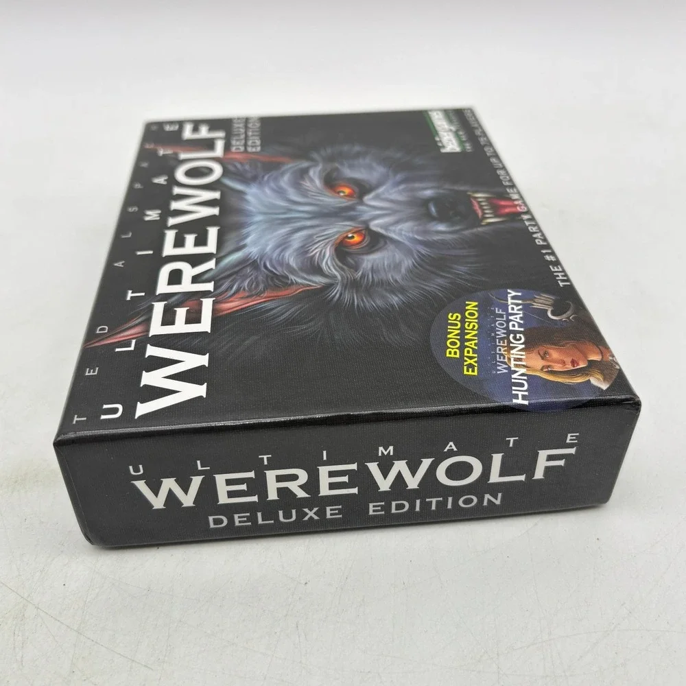 Ultimate Werewolf Deluxe Edition Bezier Games + Hunting Party Expansion COMPLETE